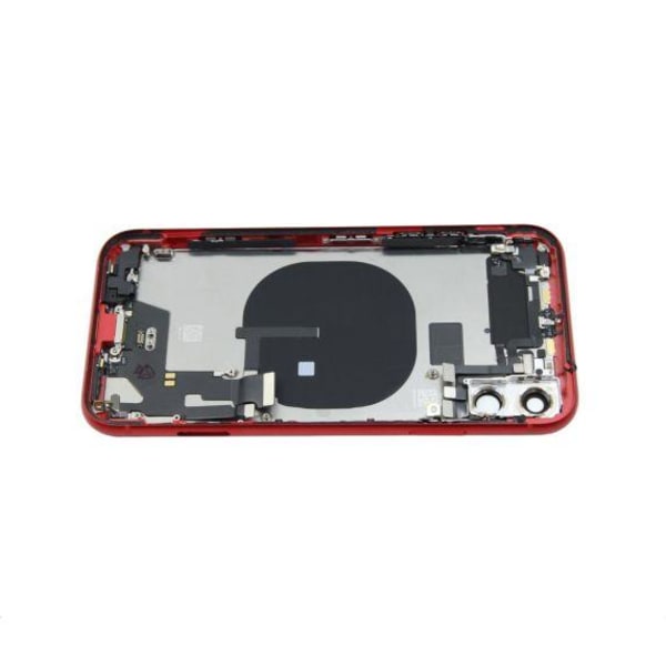 iPhone 11 Baksida Med Komplett Ram - Röd
