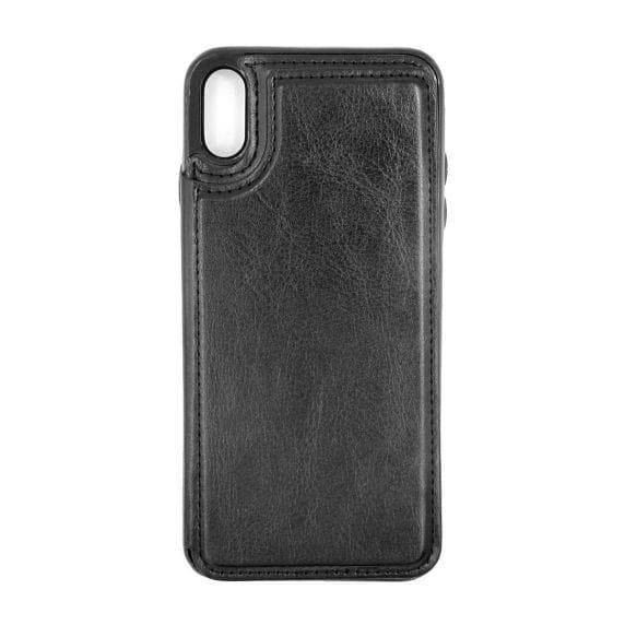 Fitted Leather Case For iPhone X/XS Black