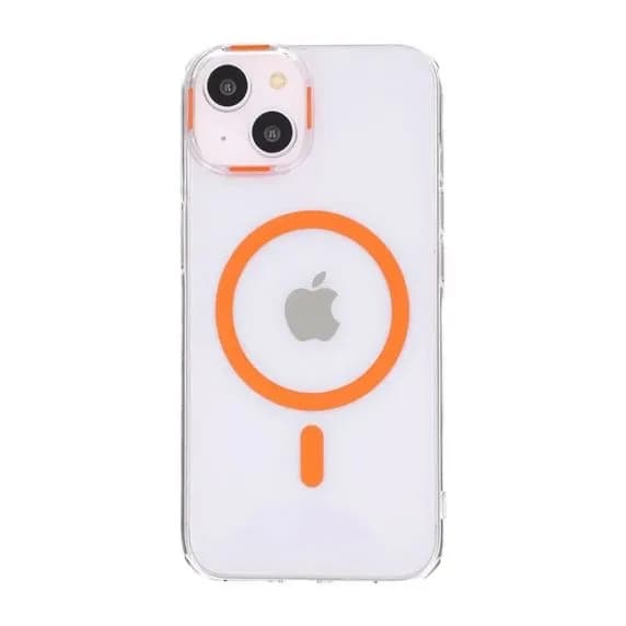 iPhone 15 Stöttålig Mobilskal med Magsafe - Orange