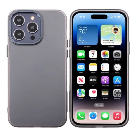 iPhone 13 Pro Mobilskal - Frostat Svart