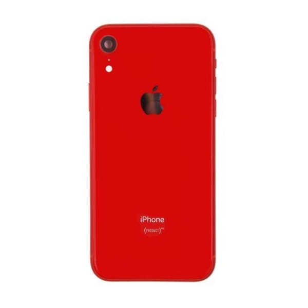 iPhone XR Baksida med Komplett Ram - Röd