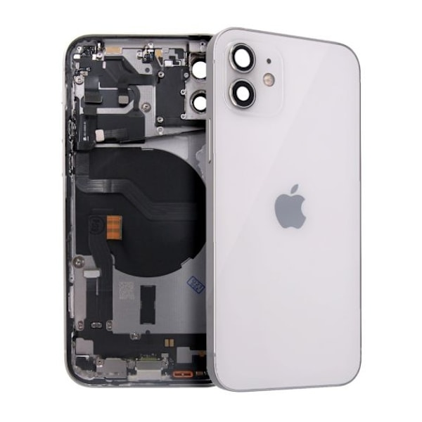 iPhone 12 Baksida/Komplett Ram - Vit