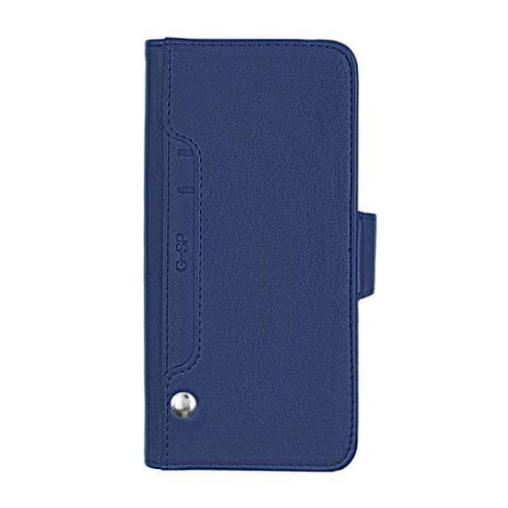 iPhone 11 Pro Max Flip Stand PU Leather Extra Card Wallet Case Blue