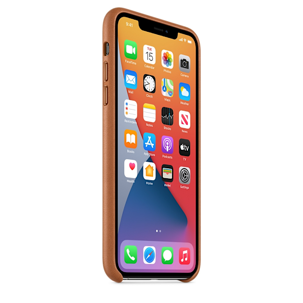 iPhone 11 Pro Max Leather Case - Saddle Brown