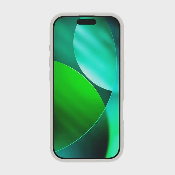 Mobilskal Silikon med Kamera Metallram för iPhone 17 - Grå