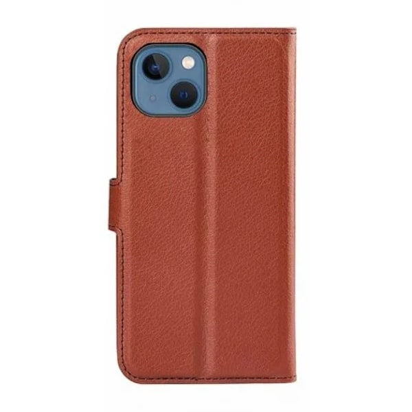 iPhone 15 Plånboksfodral med stativ - Brun