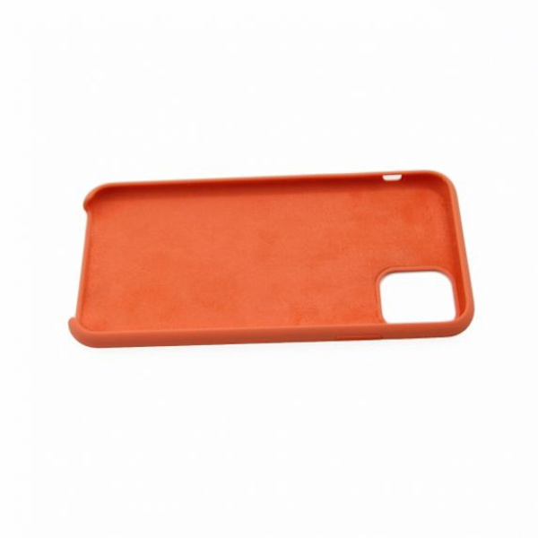 Silicon Case Orange For iPhone 11
