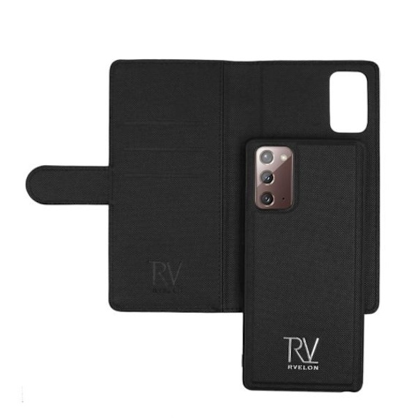 RV Magnetiskt Plånboksfodral - Samsung Note 20 - Svart