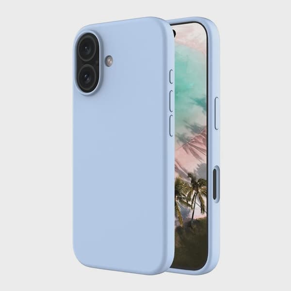 Rvelon Mobilskal Silikon MagSafe för iPhone 17 - Ljusblå
