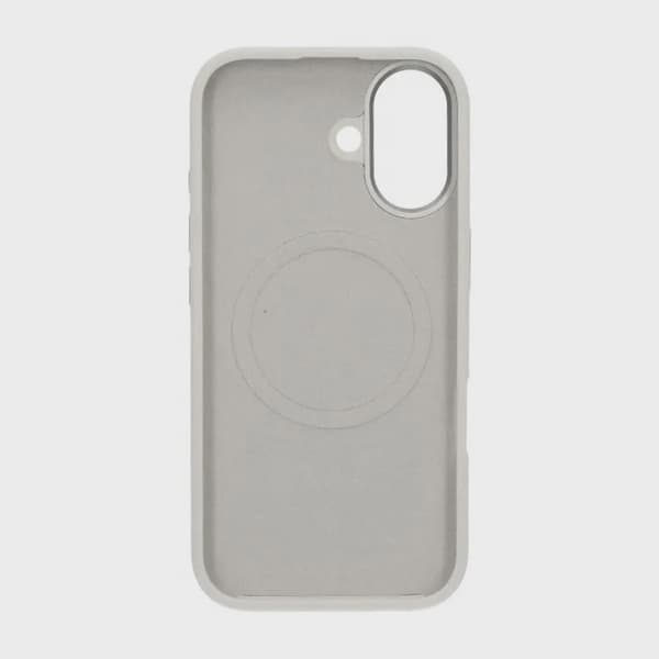 Mobilskal Silikon med Kamera Metallram för iPhone 17 - Grå