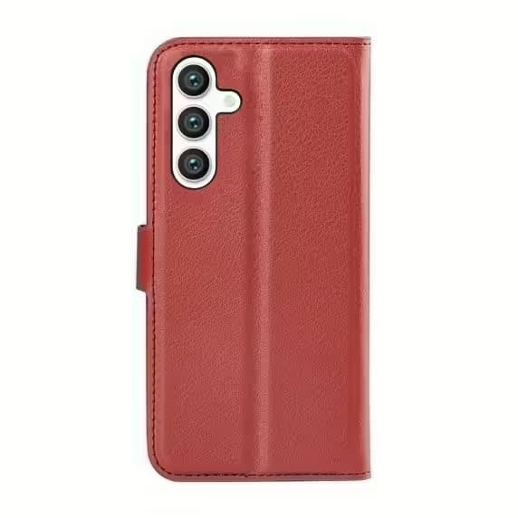 Samsung Galaxy S24 Plånboksfodral med Stativ - Brun