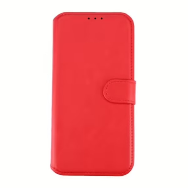 iPhone 15 Plus Plånboksfodral Magnet Rvelon - Röd