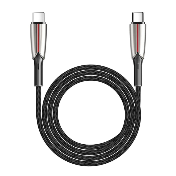 SiGN PD USB-C till USB-C Kabel, 1.2m, 3A, 60W - Svart