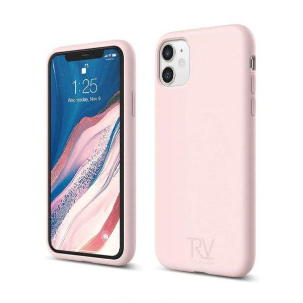 Rvelon iPhone 11 Skal - Silikon Sand Rosa