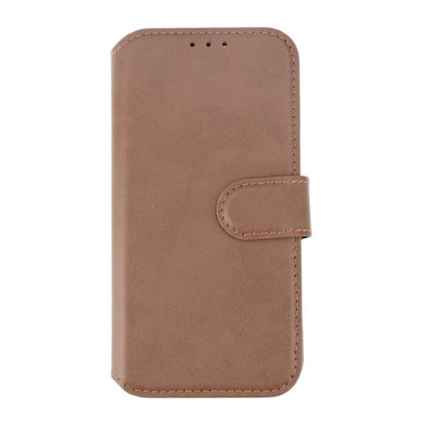 iPhone 15 Pro Plånboksfodral Läder Rvelon - Brun