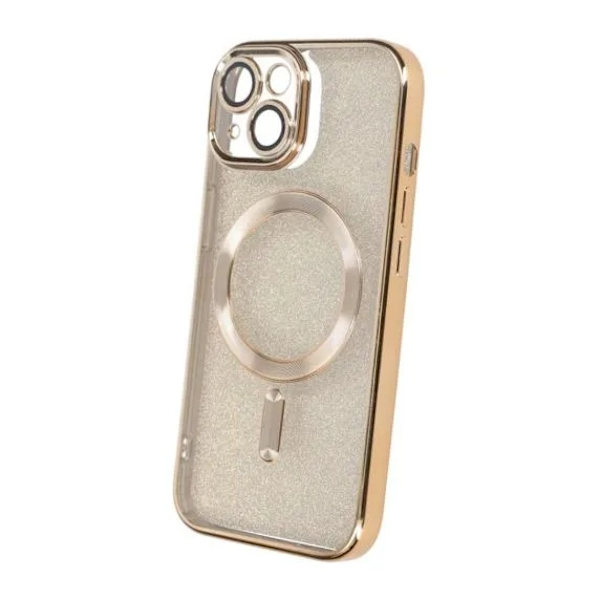 Luxury Mobilskal med Magsafe iPhone 15 - Guld