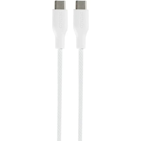 Deltaco USB-C till USB-C laddkabel 1 m 60W