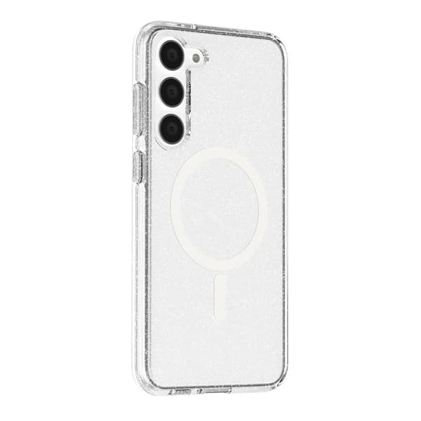 Samsung Galaxy S23 Plus Mobilskal Glitter Magsafe - Transparent