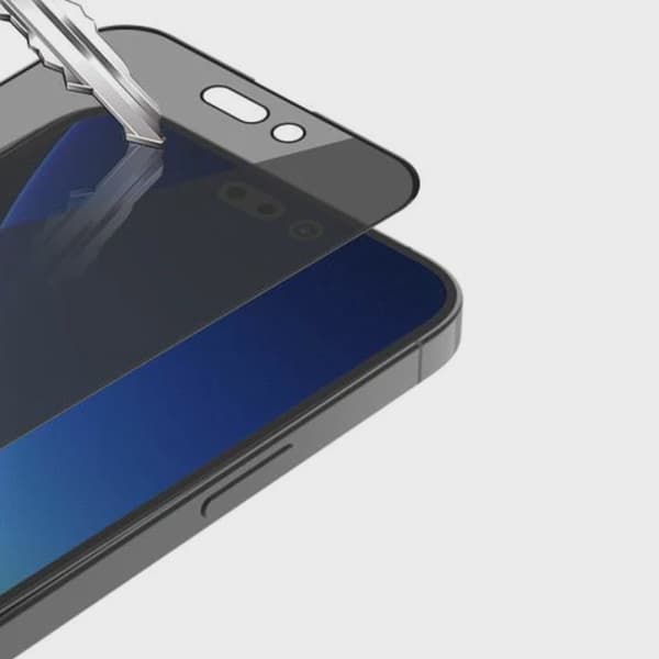 Skärmskydd Privacy Härdat Glas iPhone 14 Pro Max Velos (miljö)