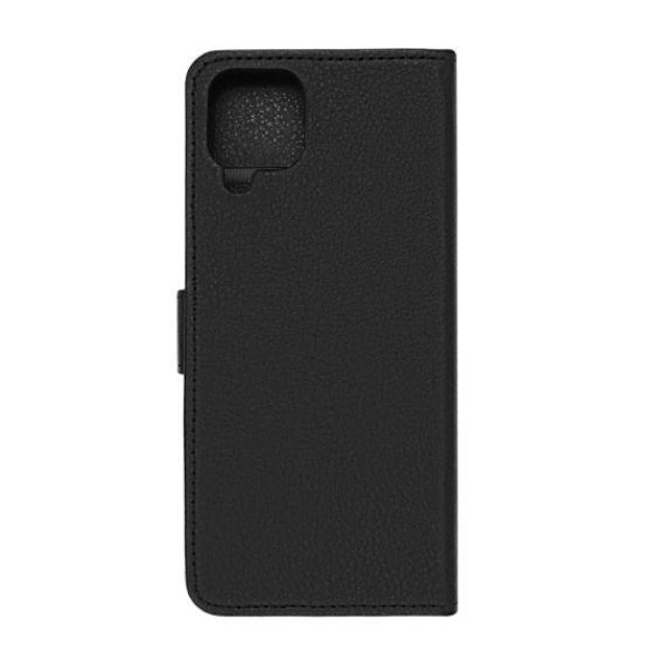 Flip Stand Läderfodral till Samsung Galaxy A12 Svart