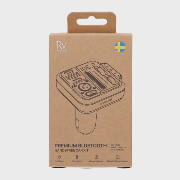 Rvelon Bluetooth FM Sändare Bil MT04B