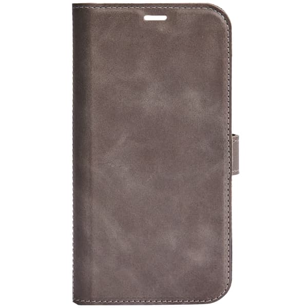 iPhone 13 Mini leather wallet, detachable, Grey