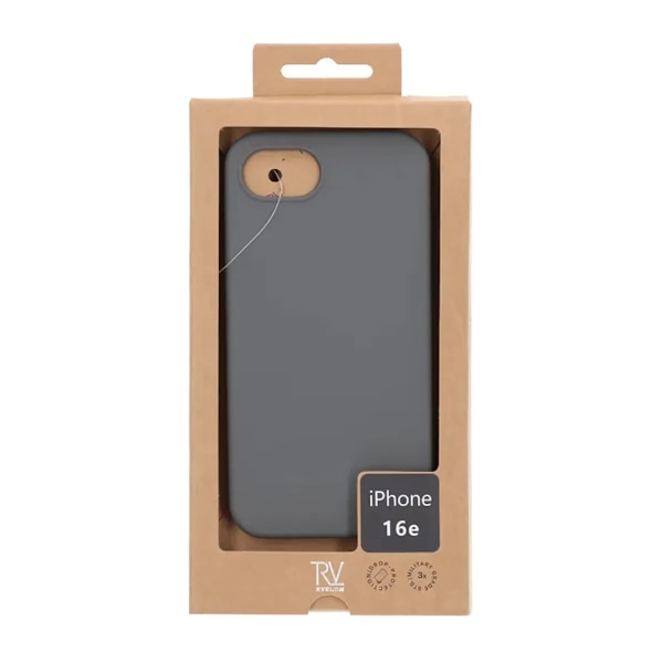 iPhone 16e Mobilskal Silikon - Grå