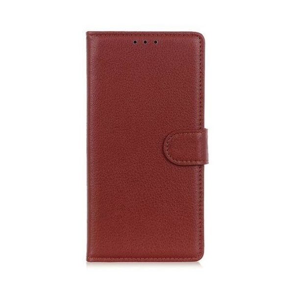 Flip Stand Leather Wallet Case For Samsung Galaxy S22 Ultra Brow
