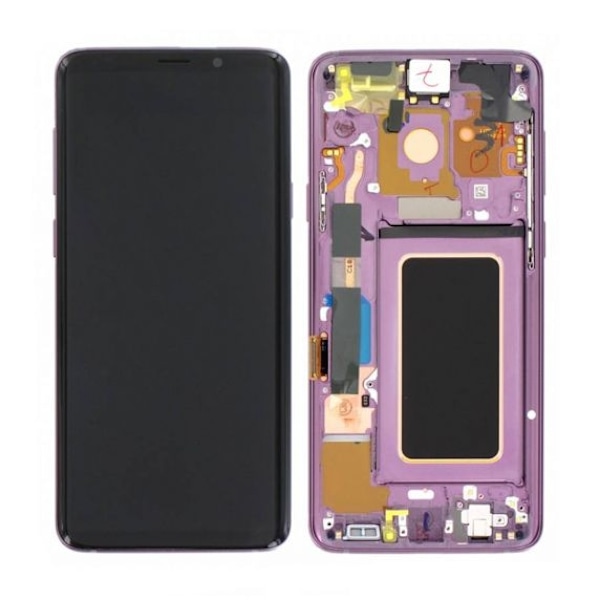 Samsung Galaxy S9 Plus Skärm med LCD Display Original - Lila