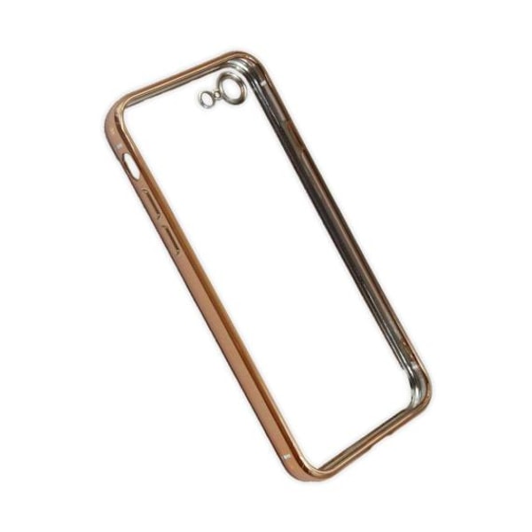 Apple iPhone 7/8 Luxury Classic Square Frame Protection Case Gold With Soft Thin Transparent Camera Protector High Quality
