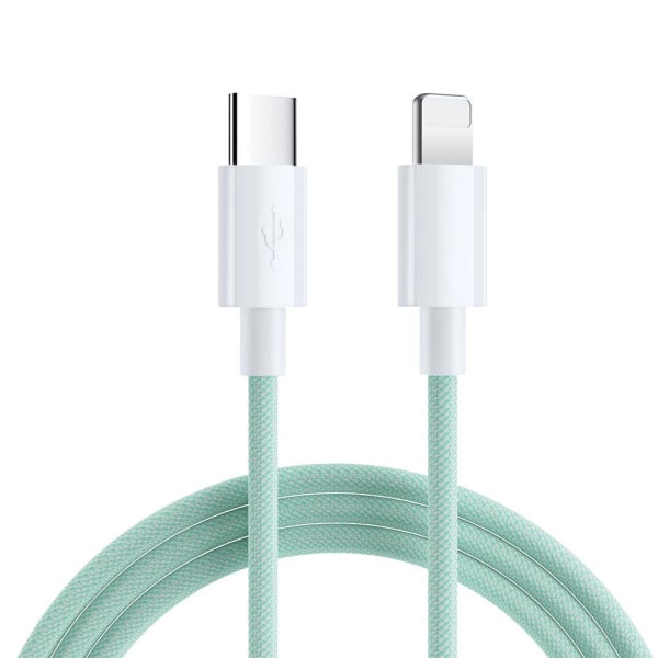 SiGN Boost USB-C till Lightning Kabel, 20W, 1m - Grön