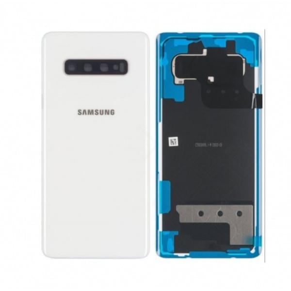Samsung Galaxy S10 Plus Baksida Original - Keramik Vit