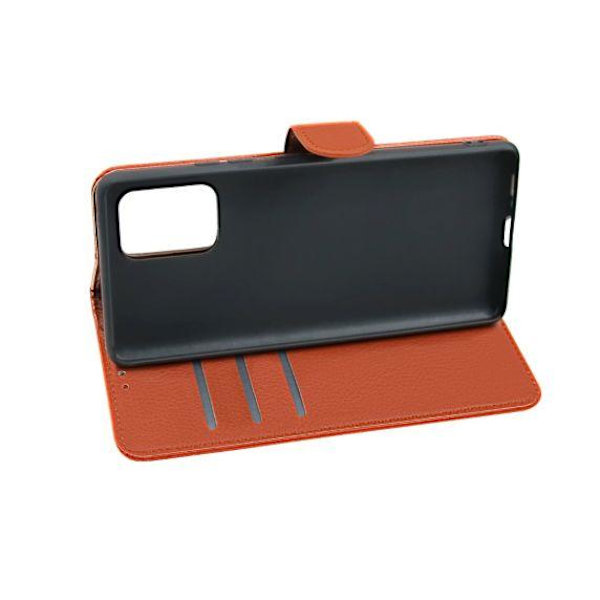 Flip Stand Leather Wallet Case For Samsung Galaxy S10 Lite Brown
