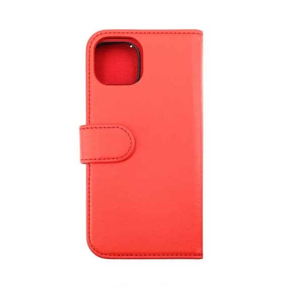 iPhone 14 Plus Plånboksfodral Magnet Rvelon Färg Röd
