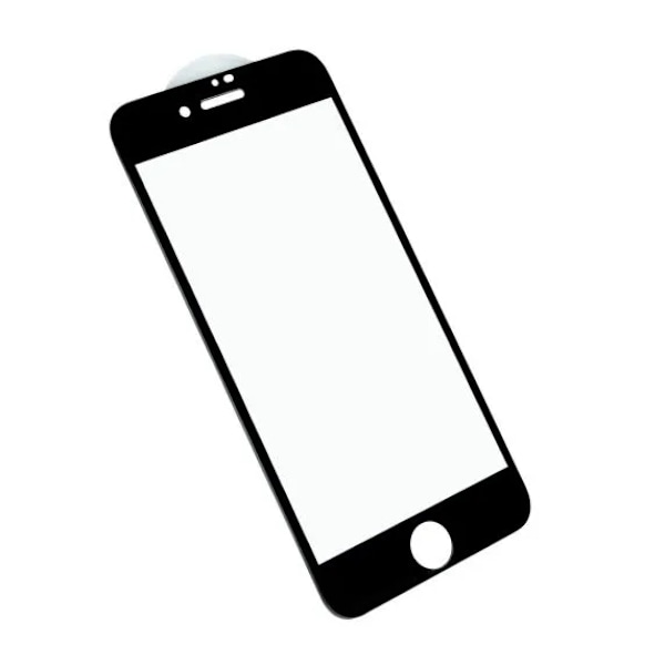 Skärmskydd iPhone 7/8/SE (2020/2022) - 3D Härdat Glas Svart (5-p