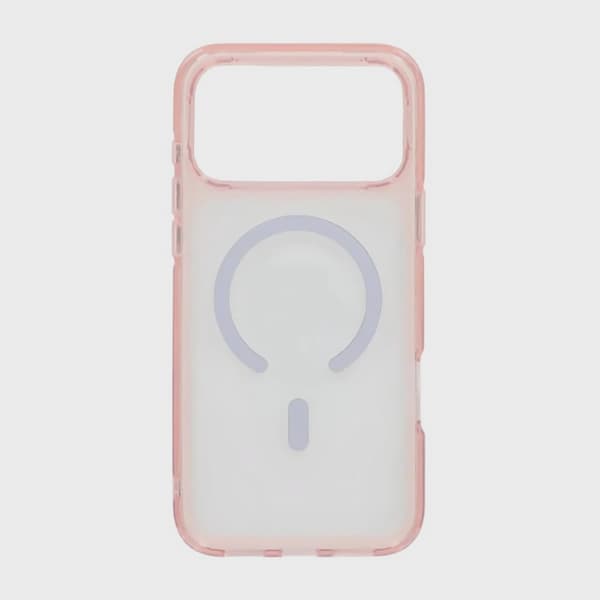 Magsafe-skal TPU för iPhone 17 Pro Max - Rosa Transparent