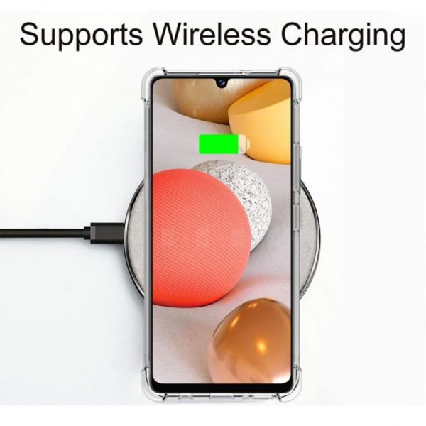 Stöttåligt Skal Samsung A42 5G - Transparent