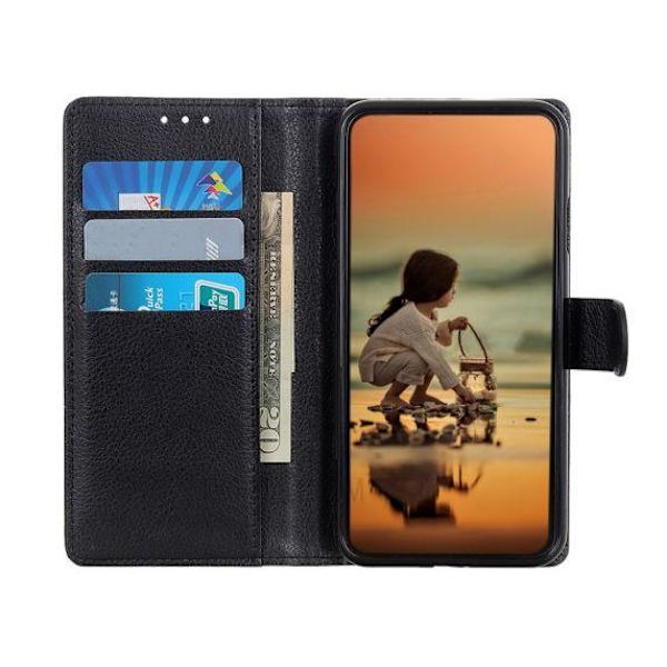 Flip Stand Leather Wallet Case For Xiaomi Mi 11 Black