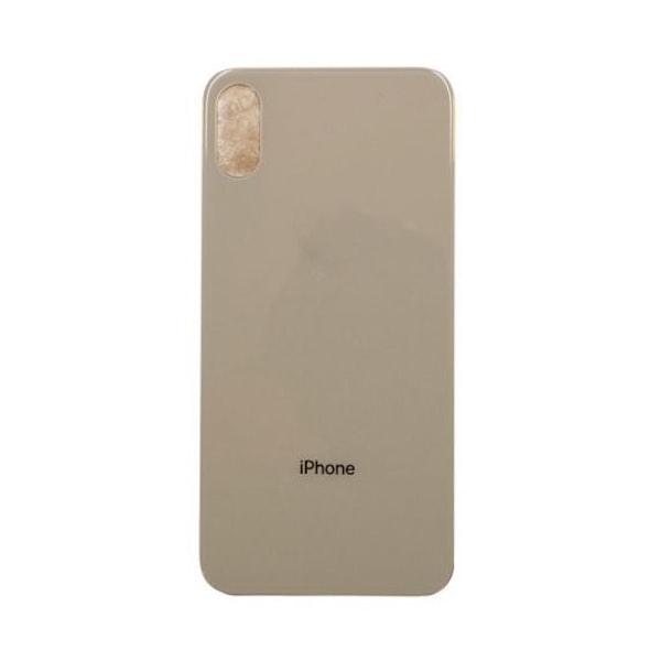 iPhone XS Baksida Med Bakglas - Guld