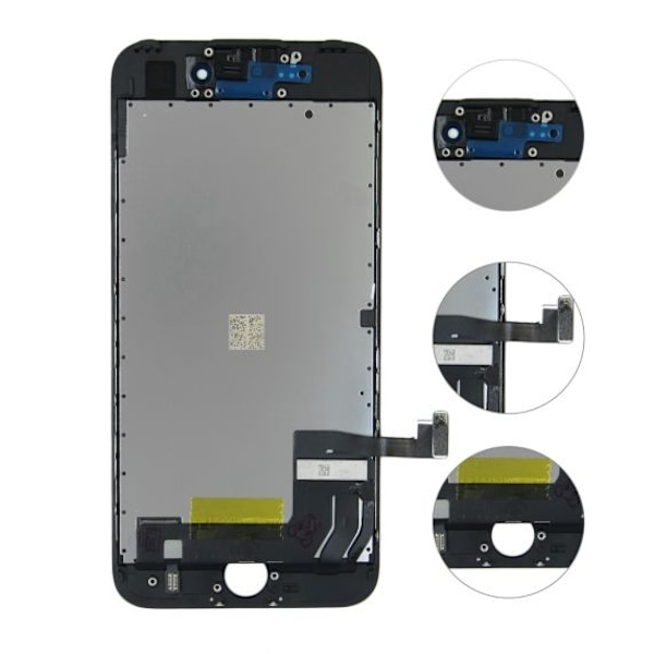 iPhone 7 Skärm Med Display Refurbished - Svart