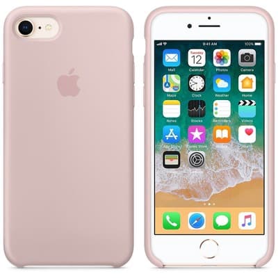 Silicone Case for iPhone 8/7/SE 2020/SE 2022 – Pink Sand