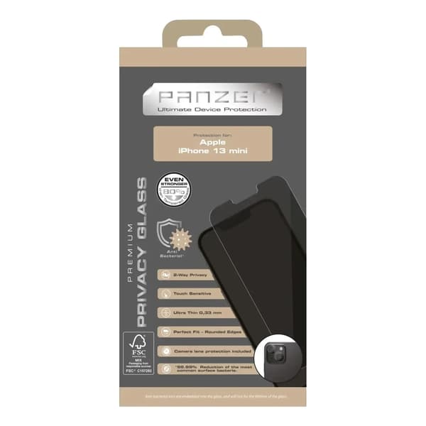 panzer iPhone 13 Mini Full-Fit Privacy Glass 2-way