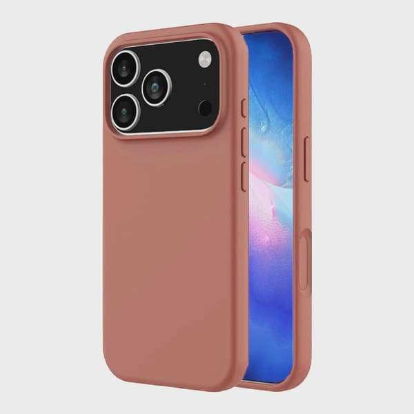 Rvelon Silikonskal MagSafe för iPhone 17 Pro - Mocka Rosa