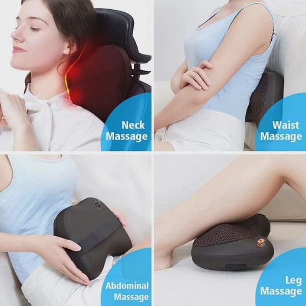 SiGN Massagekudde med värme - Svart