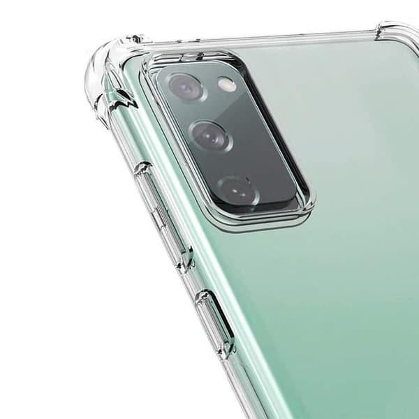 Samsung S20 FE Stöttåligt Skal - Transparent