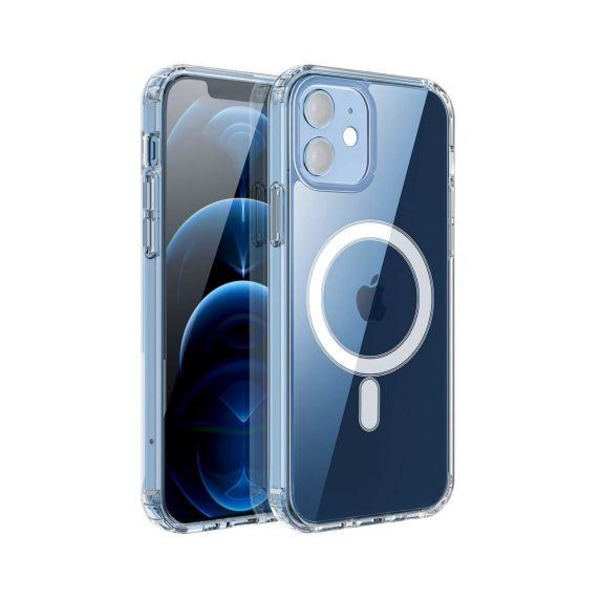 Phone 12 Mini Stöttåligt MagSafe Skal - Transparent