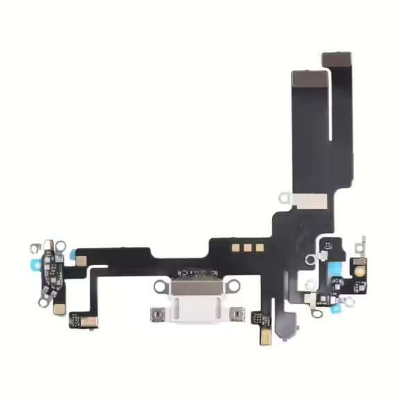iPhone 14 Laddkontakt med Flexkabel Original - Lila