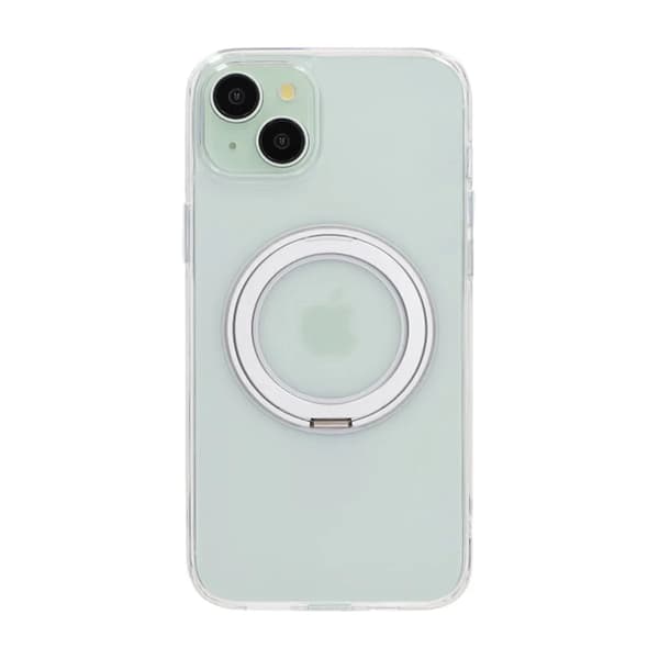 iPhone 15 Plus Mobilskal med Magsafe Stativ - Transparent