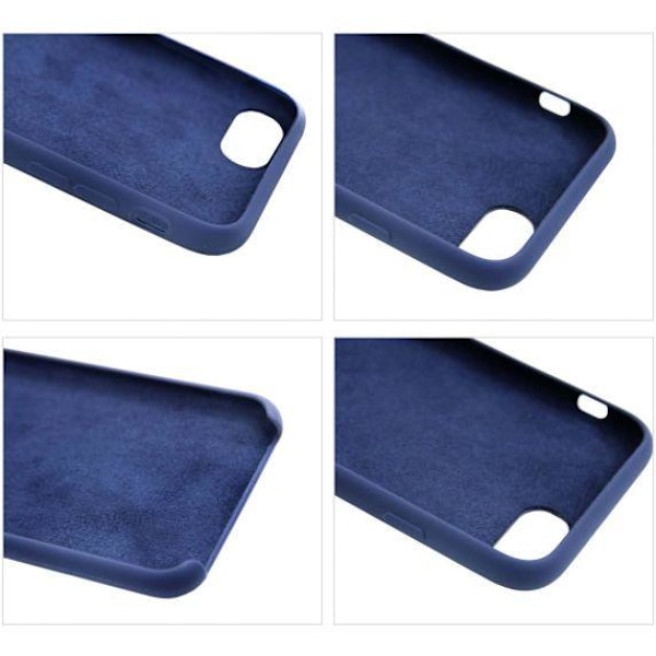 Silikonskal iPhone 7/8/SE (2020/2022) - Mörkblå