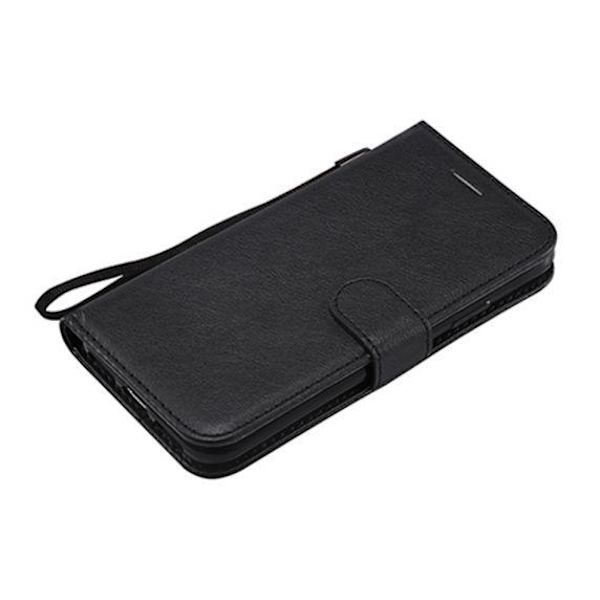 Flip Stand Leather Wallet Case For Samsung Galaxy S10 Lite Black